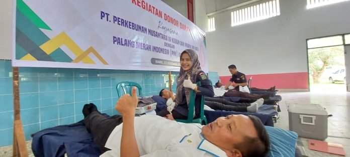 PTPN IV Unit Group 2, Kebun dan PKS Air Batu Kerjasama dengan PMI Asahan Gelar Donor Darah