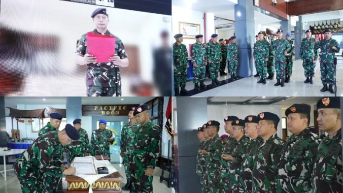 Lima Jabatan Strategis Koarmada III Kembali Diserahterimakan