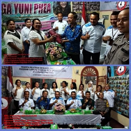 30 Orang Ikuti Pelatihan Program CSR  di Lembaga Yuni Phea, Ini Harapan Kepada Peserta