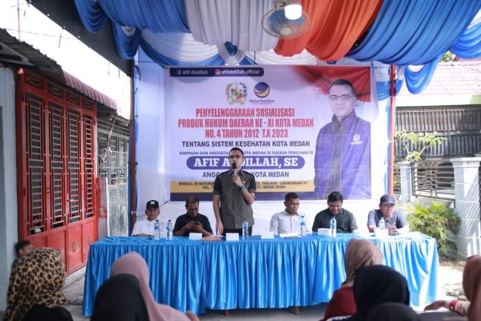 Afif Abdillah Ingatkan Warga Berobat Gratis Wajib Miliki KTP Kota Medan