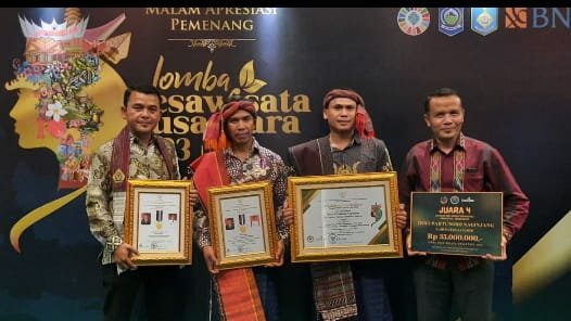 BUMDes SAPPINUR BUNGA, Desa Partungko Naginjang Raih Juara 4 Desa Wisata Terbaik Indonesia