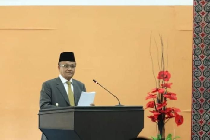 Bupati Pakpak Bharat Sampaikan Nota Jawaban Bupati Atas Pemandangan Umum Fraksi-Fraksi Pada Paripurna Ranperda 2024