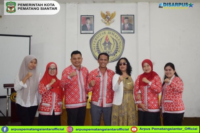 Dinas Arsip dan Perpustakaan Pematangsiantar menandatangani MoA dengan USI