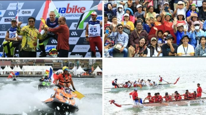 Event Aquabike Jetski Berakhir, Bupati Samosir : Inilah Kemajuan Teknologi Dipadu Budaya Kearifan Lokal, Dalam Meningkatkan Kunjungan Wisata