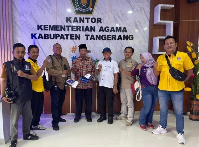 Jalin Kemitraan, DPC KWRI Kabupaten Tangerang Audiensi ke Kantor Kemenag