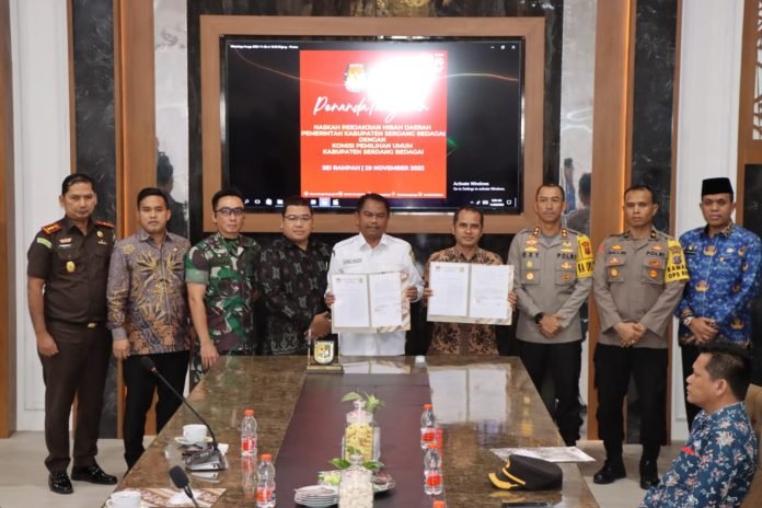 Kapolres Sergai Turut Hadir Dalam Giat NPHD Pemilihan Kepala Daerah Tahun 2024