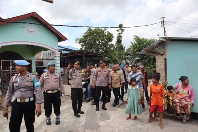 Menjelang Pemilu 2024 Polres Serdang Bedagai giat Patroli dan Razia Jalan Kaki Dalam Mengantisipasi situasi Kamtibmas 