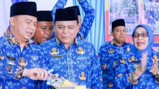 Pemkab Labuhanbatu Gelar Resepsi Dan Tasyakuran HUT KORPRI Ke - 52