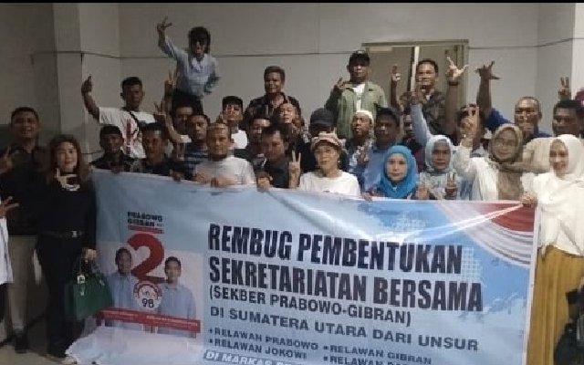 Persaudaraan 98 Sumut Bentuk Sekber Rumah Relawan Pemenangan Prabowo-Gibran