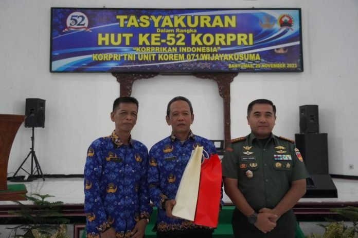Pesan Danrem Wijayakusuma Untuk Anggota Korpri TNI Unit Korem 071/Wijayakusuma