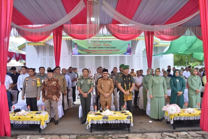 Pj Bupati Lepas Sambut Dandim 0117 Aceh Tamiang