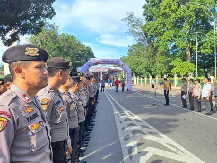 Polrestabes Medan Lakukan Pengamanan Seni Budaya di Istana Maimun