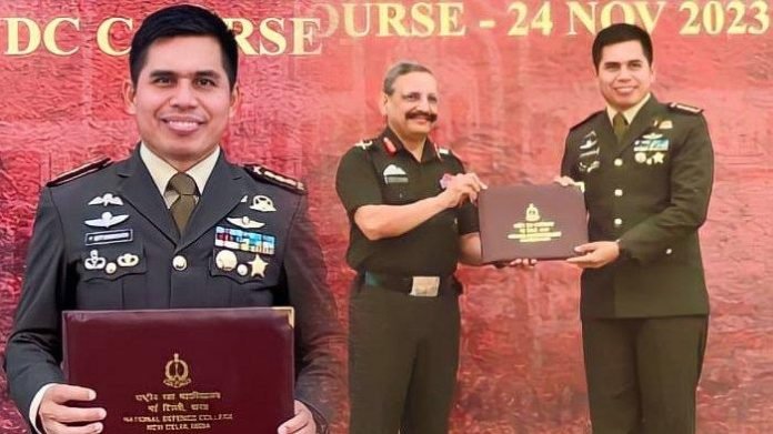 Sosok Kolonel Inf Polsan Situmorang Harumkan Nama Indonesia di National Defence College India