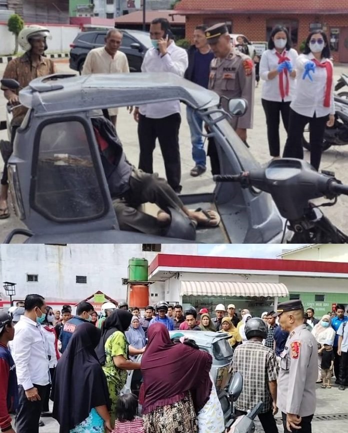 Warga Sidimpuan Heboh, Parbetor Tewas Di SPBU