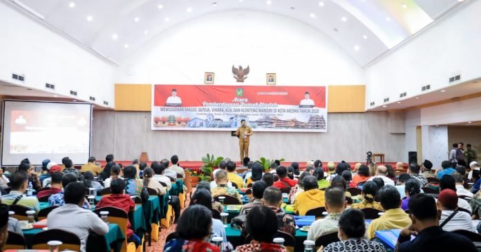 Wujudkan Rumah Ibadah Mandiri, Pemko Medan Gelar Pertemuan dengan Seluruh Pengurus Rumah Ibadah
