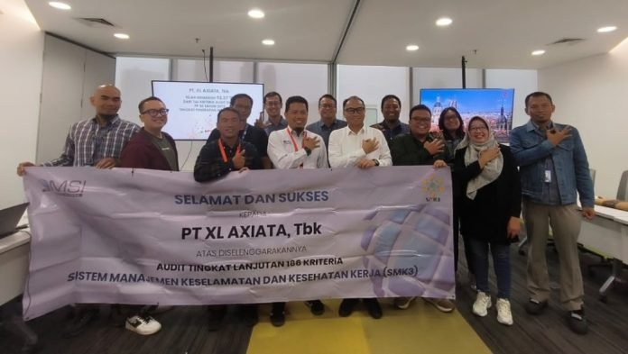 XL Axiata Raih Bendera Emas dari Kemenaker RI Siap Tangani Proyek Beresiko Tinggi
