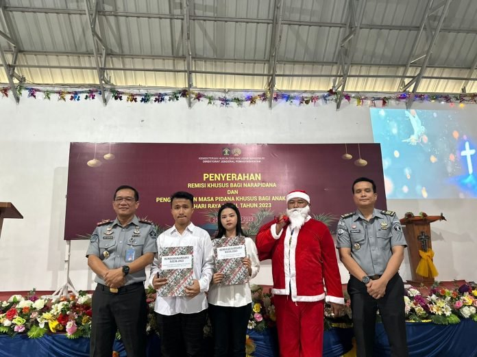301 Narapidana Kristen di Lapas Kelas II A Pematang Siantar Mendapat Remisi Khusus Natal Tahun 2023, 3 Diantaranya Langsung Bebas