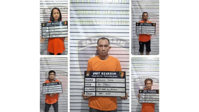 7 Pelaku Pencurian Rumah Di Medan Johor Diringkus, Korban Alami Kerugian Rp 1 Miliar