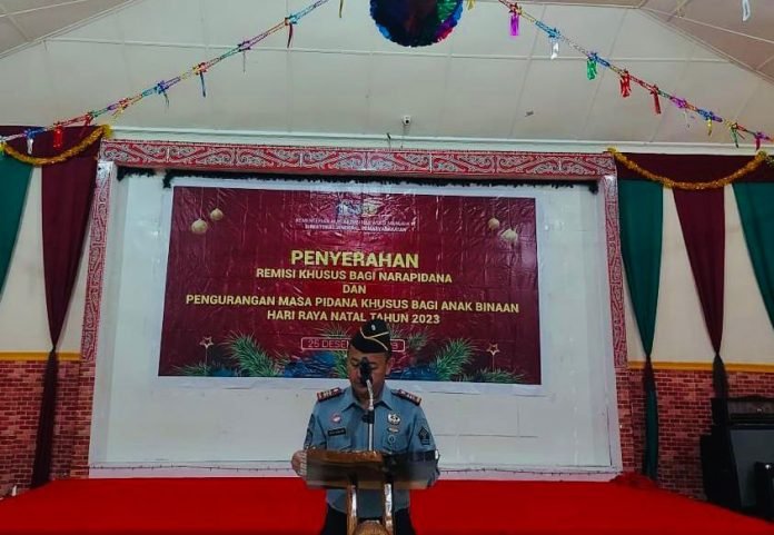 73 Warga Binaan Lapas Siborongborong Terima Remisi Khusus Natal