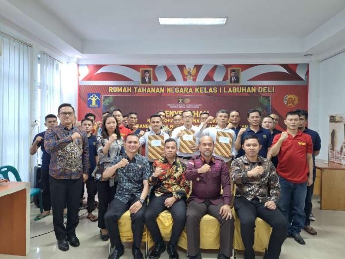 79 Orang Warga Binaan Rutan Labuhan Deli Terima Remisi Khusus Hari Natal