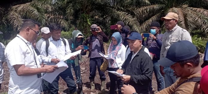Ada Apa ? PN Rantauprapat Gelar Sidang Lapangan di Lahan Yang Baru Dieksekusi