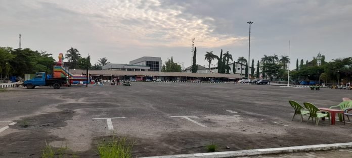 Alun-alun Simpang Pematang Kembali Sejahtera dengan Kelimpahan Air