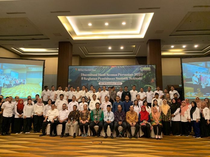 BPS Sumut Gelar Diseminasi Hasil Sensus Pertanian 2023 dan Kegiatan Pembinaan Statistik Sektoral