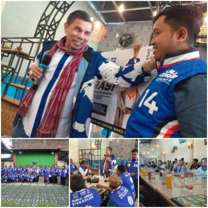 Bang Hinca Panjaitan Sampaikan Pengarahan Kepada Panitia Pemenangan Dan Pendukungnya di Kota Binjai