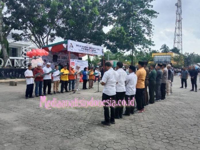 Bawaslu Palas Gelar Apel Siaga dan Deklarasi Pemilu Damai Tahun 2024
