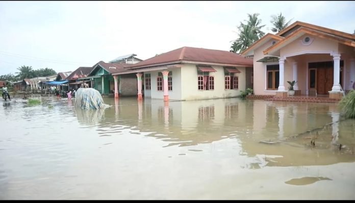 Belasan Rumah di Desa Gempolan Terendam Banjir