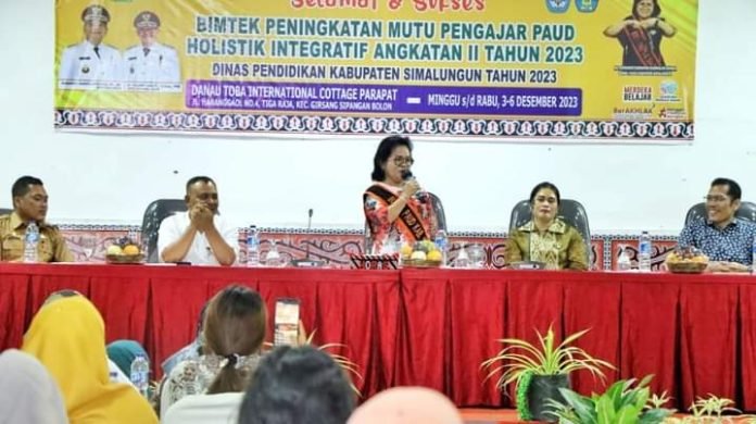 Bunda PAUD Simalungun Hadirli Bimtek Peningkatan Mutu Pengajar PAUD Holistik