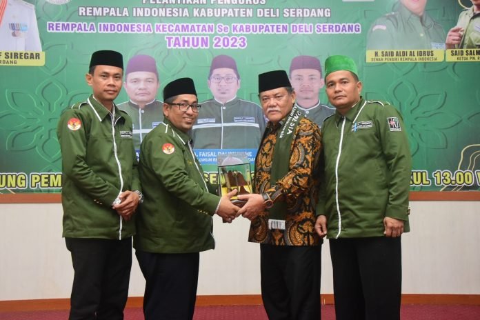 Bupati Deli Serdang Lantik Pengurus Remaja Masjid Pecinta Alam (Rempala) Indonesia untuk Masa Jabatan 2023-2025