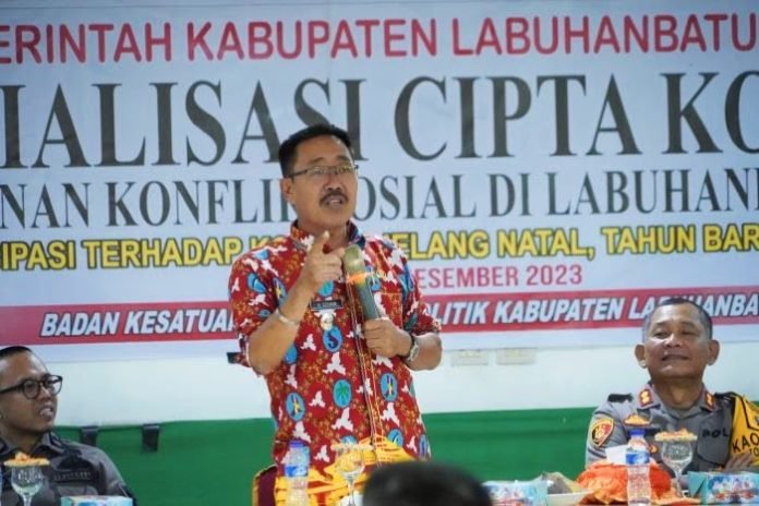 Bupati Labusel Pimpin Rapat Cipta Kondisi Penanganan Konflik Sosial