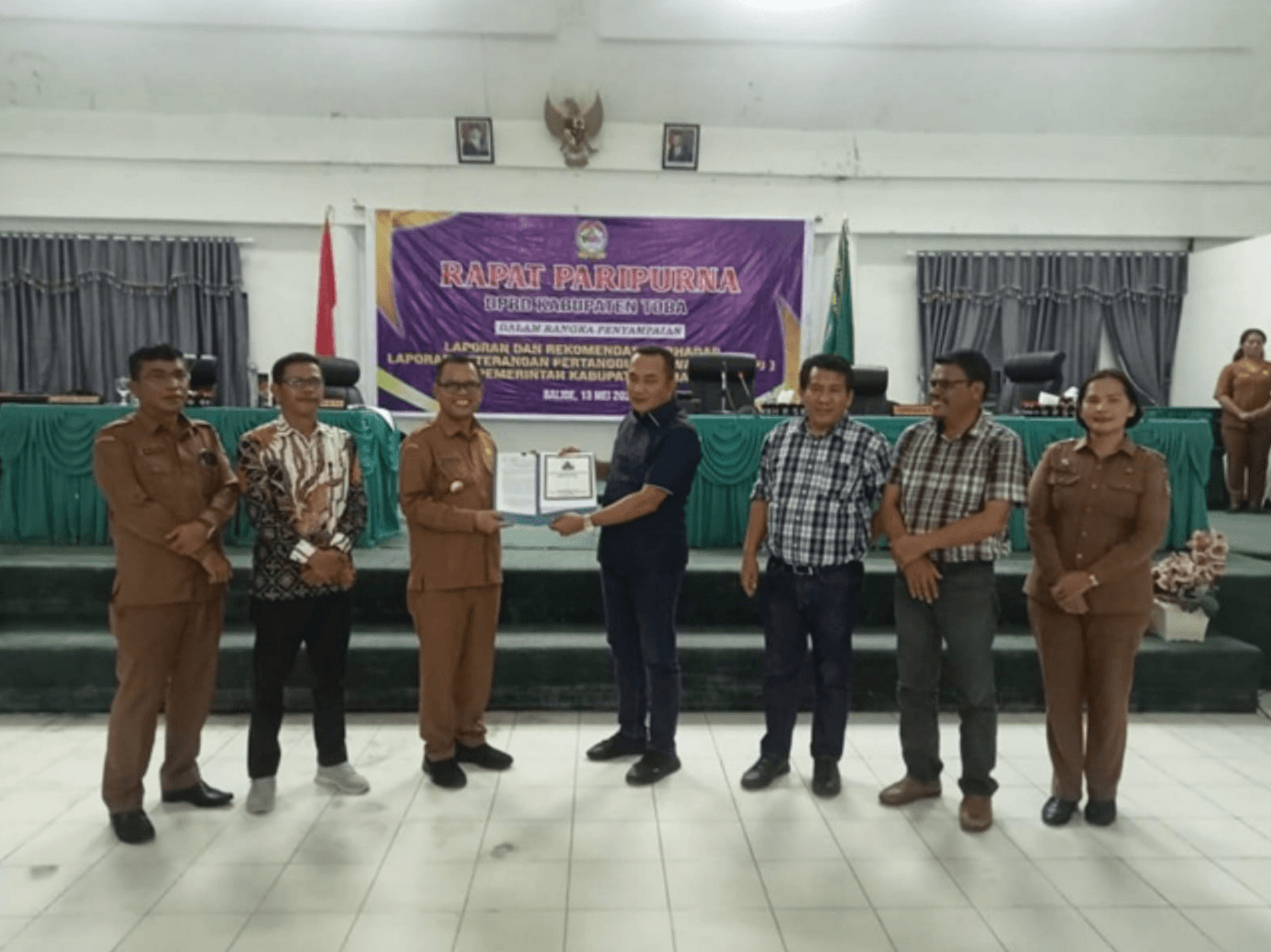 Rapat Paripurna DPRD Kabupaten Toba, Bupati Poltak Sitorus Sampaikan Hal Ini