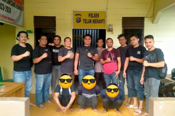 Dalam waktu 2 hari, Polsek Teluk Meranti berhasil amankan pelaku Curas  meresahkan  Desa Pulau Muda