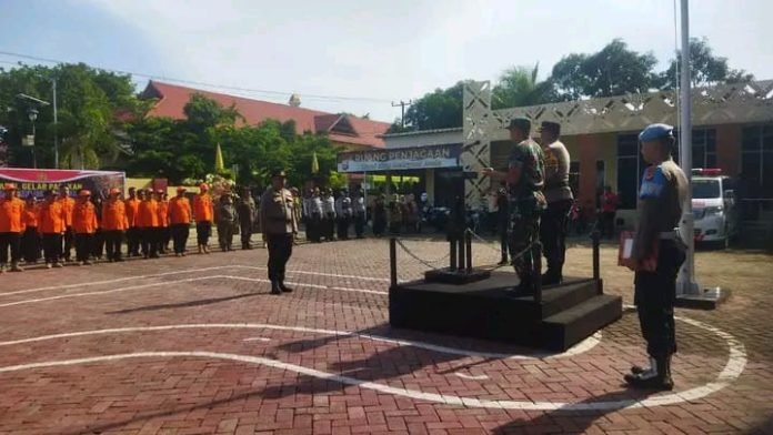 Dandim 1405/Parepare Hadiri Apel Gelar Pasukan Ops Lilin-2023 PAM Nataru 2024