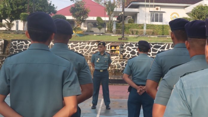 Danlanal Dabo Singkep Pimpin Apel Khusus Jajaran Lanal Dabo Singkep