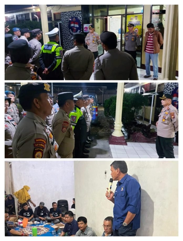 Dihadiri Massa Pendukung 200 Orang, Caleg Partai Nasdem Muslim, Dikawal Aparat Kepolisian