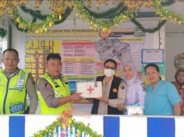 Hari Pertama Ops Lilin Toba 2023, Dokes Polres Siantar Cek Kesehatan Personil Pos Pam Dan Pos Yan