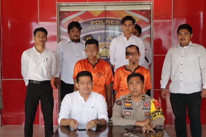 Dua Pelaku Curat di Muaro Sentajo, Diciduk Sat Reskrim Polres Kuansing