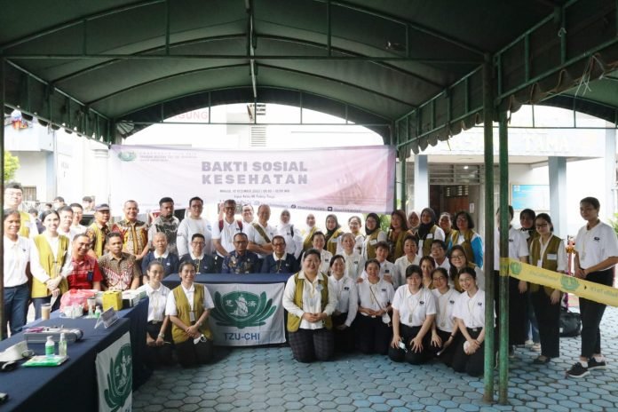 Gandeng Yayasan Buddha Tzu Chi, Lapas Tebing Tinggi Gelar Baksos Kesehatan Bagi WBP