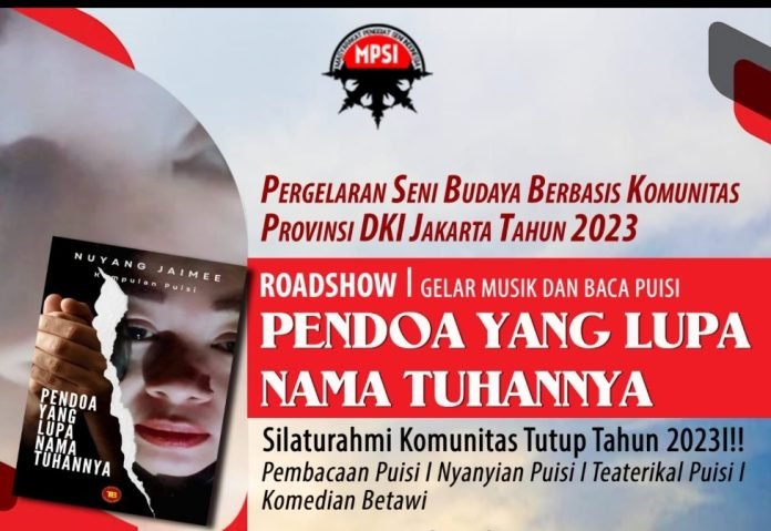 Gelar Musik dan Baca Puisi Pendoa Yang Lupa Nama Tuhannya Karya Nuyang Jaimee