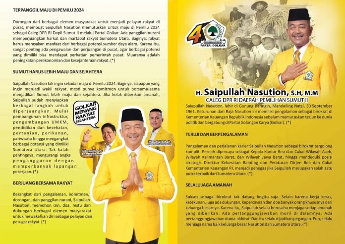 Gerakan H. Saipullah Berdayakan  Anak Muda di Wilayah Sumut II