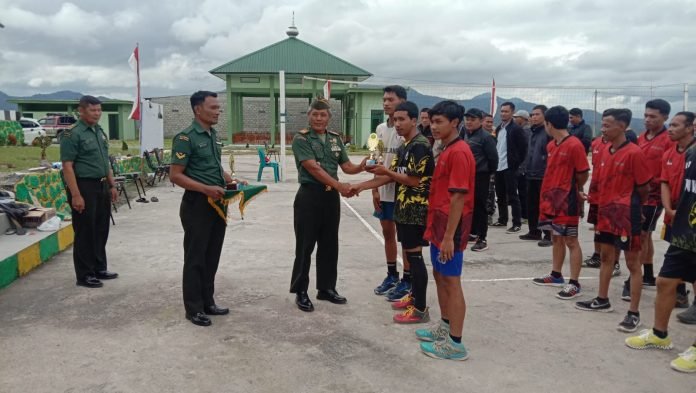 HUT Kodam IM Ke-76: SMA Binaan dan SMAN 1 Bukit Raih Juara pada Turnament Sepak Bola dan Volly di Bener Meriah