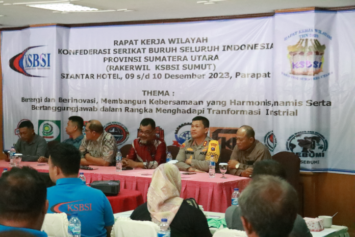 Mewakili Kapolda Sumut, Kapolres Simalungun hadiri Rakerwil FSBSI di Parapat