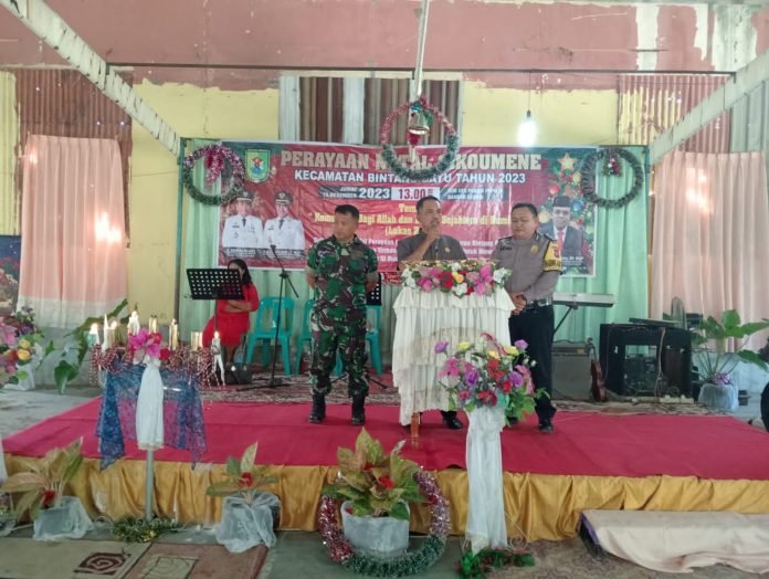 Indahnya Toleransi Perayaan Natal Oikumene 2023  Kecamatan Bintang Bayu Sergai