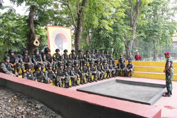 Jelang Latihan Bhumyamca, Danyonif 5 Marinir Berikan Arahan dan Motivasi Kepada Taruna AAL Tingkat IV Angkatan 69 Korps Marinir