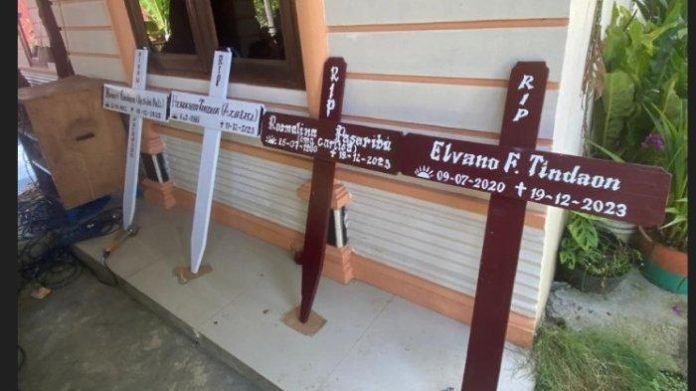 Jenazah Hendri Tindaon Bersama Anak dan Istri Dimakamkan Satu Liang Lahat di Pemakaman Keluarga