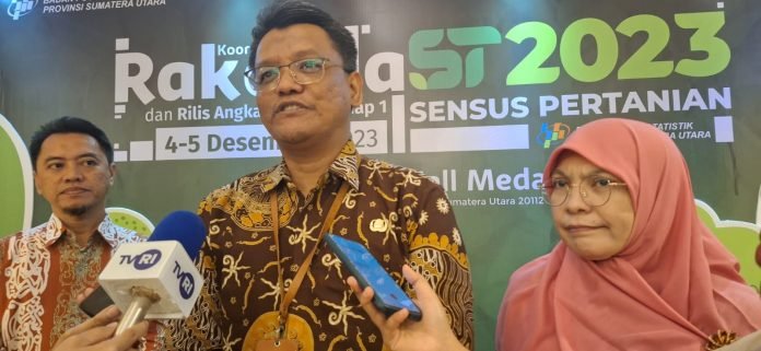 Jumlah Rumah Tangga Usaha Pertanian di Sumut Naik 12,13 Persen