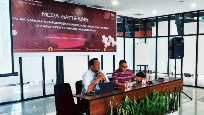 KPU Humbahas Gelar Media Gathering, Ajak Media Sukseskan Pemilu
